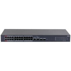 DAHUA CS4226-24ET-240 24 PORT 10/100 POE PORT + 2XGIGABIT RJ45/2XSFP COMBO YÖNETİLEBİLİR RACKMOUNT SWITCH