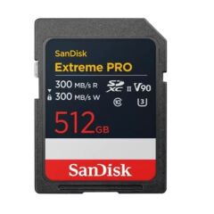 512GB SANDISK EXTREME PRO SDXC UHSII V90 SDSDXDM-512G-GN4IN