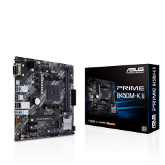 ASUS PRIME B450M-K II DDR4 4400MHZ 1XVGA 1XHDMI 1XDVI 1XM.2 USB 3.2 MATX AM4(AMD 5000/5000G/4000G SERİLERİ İLE UYUMLU)