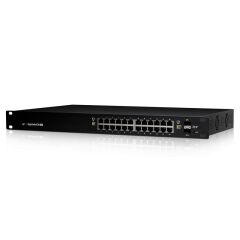 UBIQUITI ES-24-250W 24 PORT GIGABIT+2X1GB SFP+ CONSOL PORT 802.3AT/AF YÖNETİLEBİLİR 250W RACKMOUNT POE SWITCH
