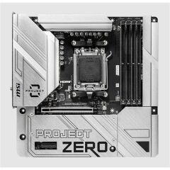 MSI B650M PROJECT ZERO DDR5 7600MT/S 1XHDMI 1XDP 2XM.2 USB MATX AM5 (AMD AM5 9000/8000/7000 SERİLERİ İLE UYUMLU)