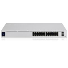 UBIQUITI USW-PRO-24-POE GIGABIT 24 PORT GIGABIT + 2X10GB SFP UPLINK 400W POE YÖNETİLEBİLİR RACKMOUNT SWITCH
