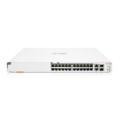 HPE JL813A 24 PORT GIGABIT 12 PORT POE + 2X1GB SFP UPLINK YÖNETİLEBİLİR RACKMOUNT SWITCH