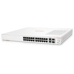 HPE JL807A ION 1960 24 PORT GIGABIT + 2X10GB SFP PORT POE 370W RACKMOUNT SWITCH