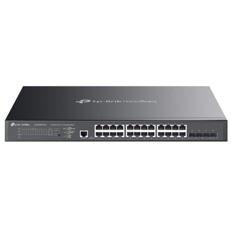 TP-LINK OMADA TL-SG3428XPP-M2 24 PORT 2.5GB 4 PORT 10GE SFP+ L2+ 500W POE YÖNETİLEBİLİR SWITCH