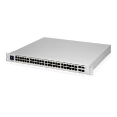 UBIQUITI USW-PRO-48-POE 48 PORT GIGABIT + 4X10GB SFP UPLINK 600W POE YÖNETİLEBİLİR RACKMOUNT SWITCH
