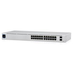 UBIQUITI USW-24-POE 24 PORT GIGABIT + 2X1GB SFP UPLINK YÖNETİLEBİLİR 95W POE RACKMOUNT SWITCH