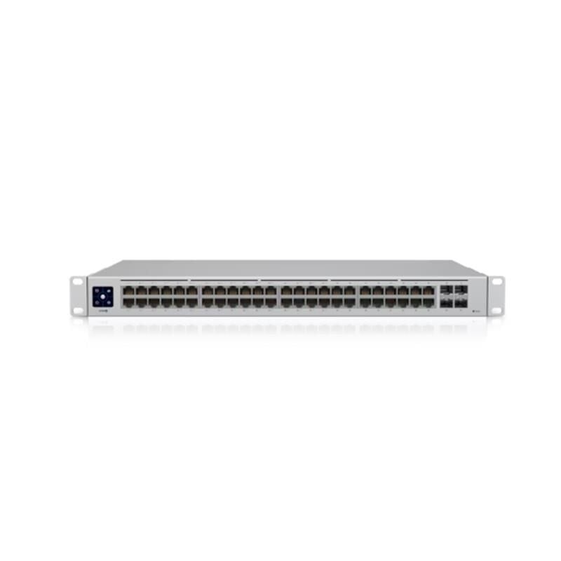 UBIQUITI USW-48-POE 48 PORT GIGABIT + 4X1GB SFP UPLINK 195W POE YÖNETİLEBİLİR RACKMOUNT SWITCH