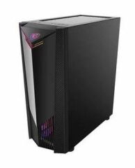 MSI MAG SHIELD 110R TEMBERLI CAM 2X120MM ARGB FAN PSU YOK GAMING SİYAH KASA