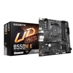 GIGABYTE B550M K DDR4 4733MHZ 1XHDMI 1XDP 1XM.2 MATX AM4 (AMD AM4 5000/5000G/4000G/3000/3000G SERİLERİ İLE UYUMLU)