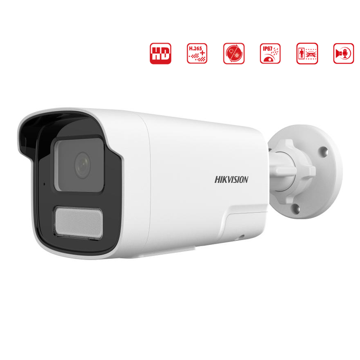 HIKVISION DS-2CD1T23G2-LIUF/SL 2MP 4mm Akıllı Çift Işık Çift Yönlü Konuşma Bullet