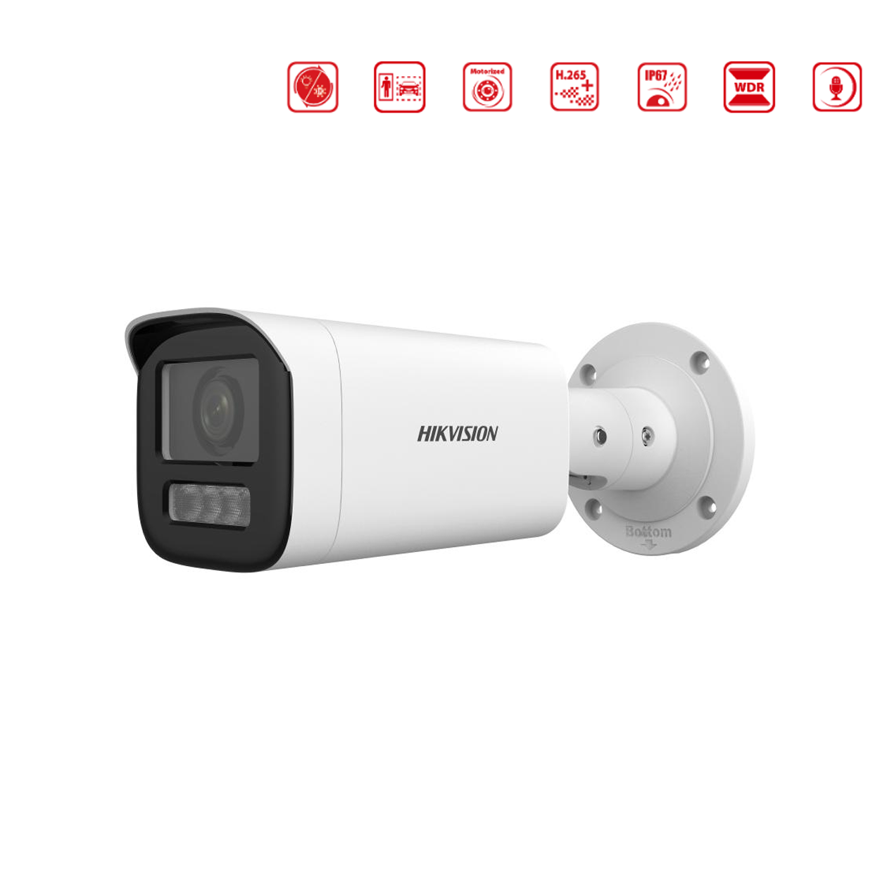 HIKVISION DS-2CD1643G2-LIZSU 4MP 2.7~13.5mm Motorize Akıllı Çift Işık Mic. B