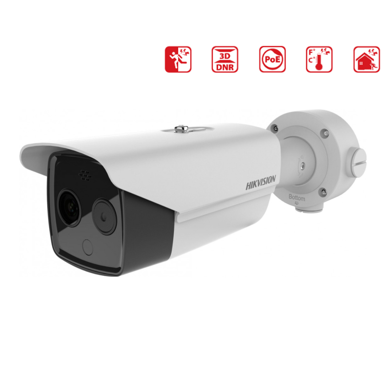 HIKVISION DS-2TD2617-3/QA Termal + Optik Bi-spectrum IP Bullet Kamera