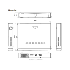 HIKVISION DS-7732NXI-K4 32 Kanal 4K NVR AcuSense 1.5U K Series