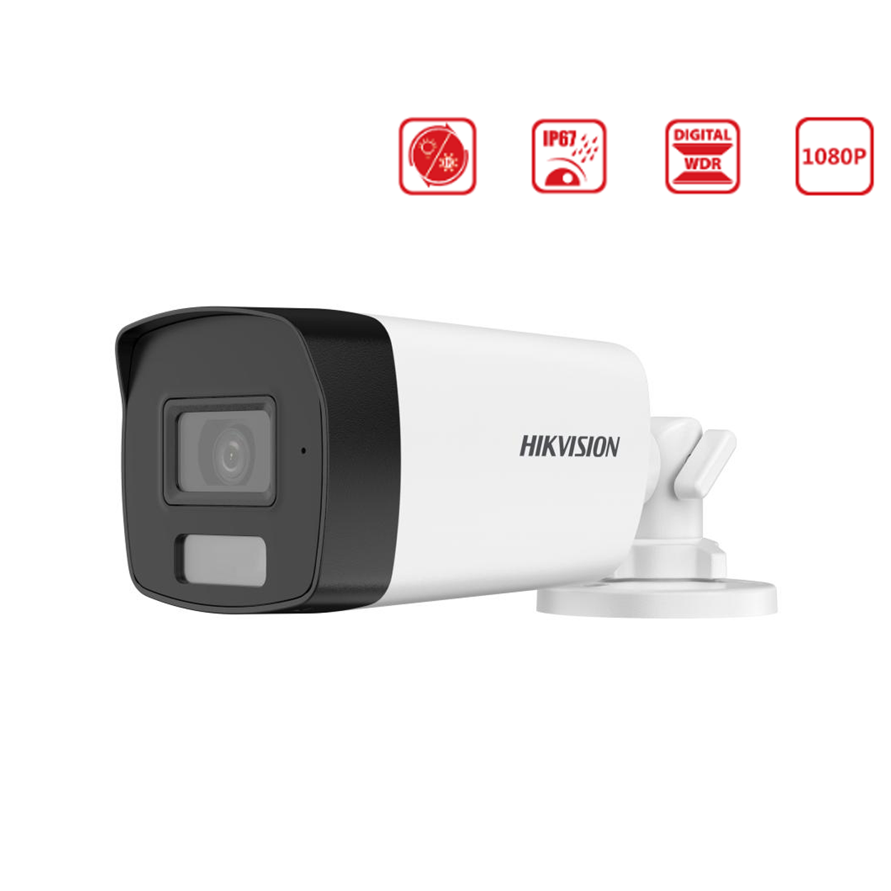 HIKVISION DS-2CE17D0T-EXLF 2MP 3.6mm Akıllı Çift Işık 40m Bullet HDCVI Kamera