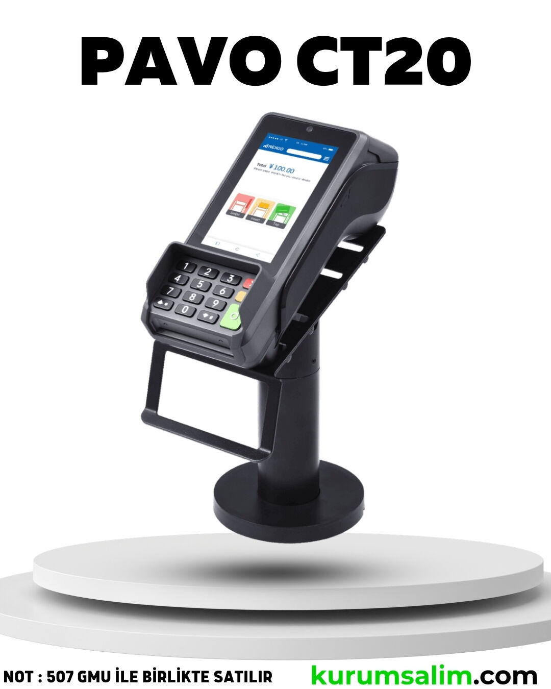 PAVO CT20 ANDORİD POS TERMİNALİ  ANDROİD 11 2 GB RAM 16GB ROM BKM ORTAKPOS