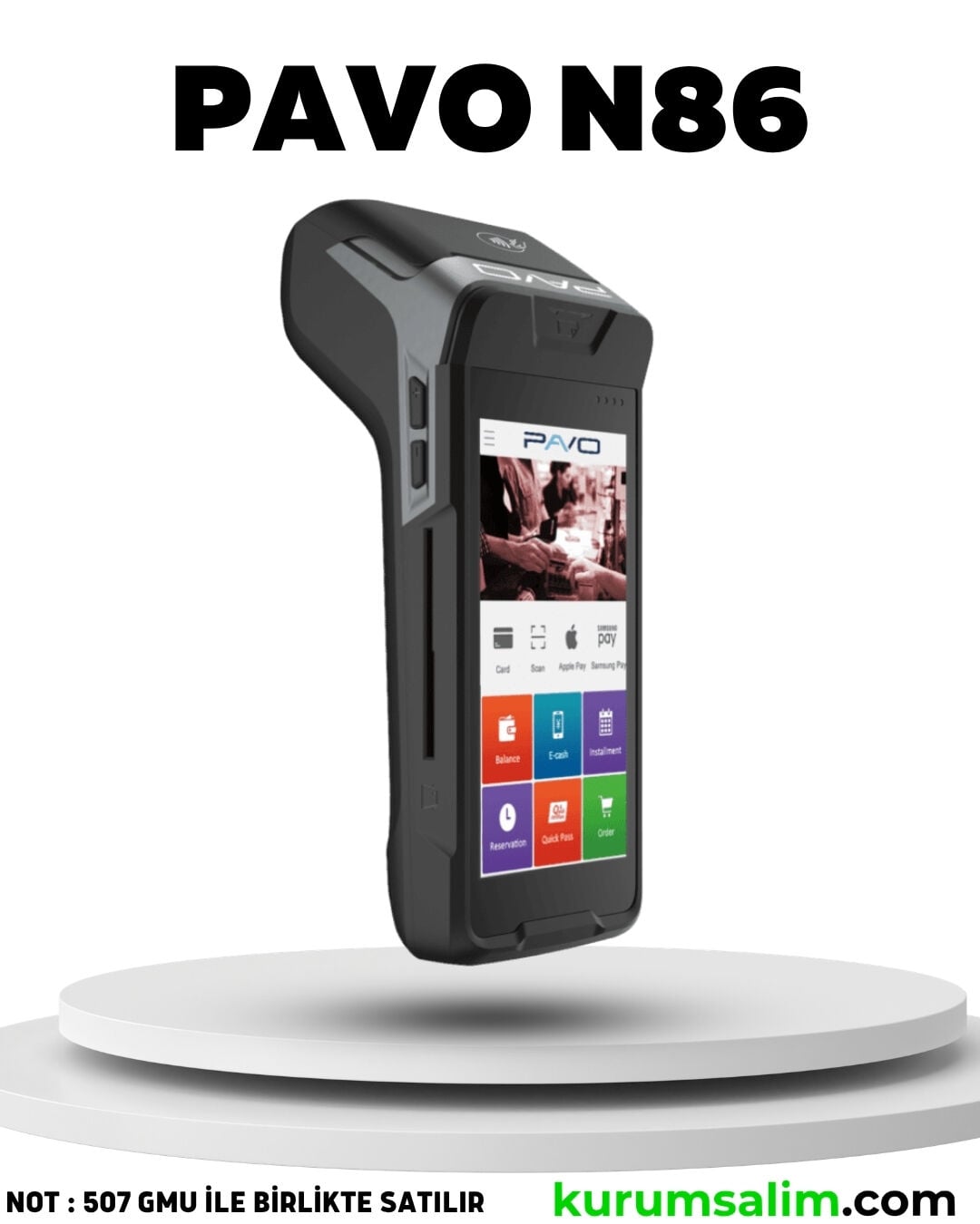 PAVO N86 MOBİL ANDROID POS TERMİNALİ