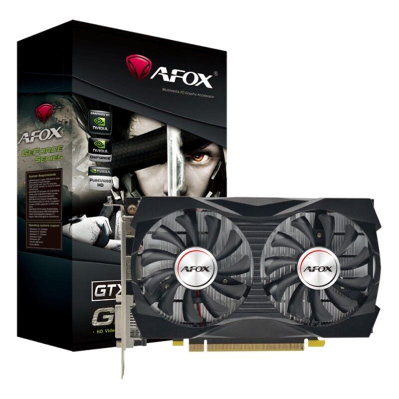 AFOX GEFORCE AF1050TI-4096D5H5-V10 GTX1050TI 4GB GDDR5 128BIT 1XHDMI 1XDP 1XDVI EKRAN KARTI
