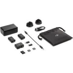 DJI MIC (CE) KABLOSUZ MİKROFON (2TX-1RX-CHARGING CASE) (RESMI DIST GARANTILI)