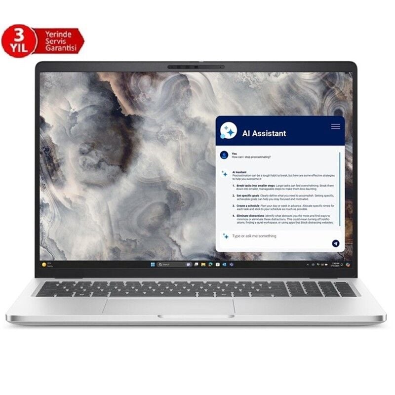 DELL NB PRO PLUS 16 ULTRA7 255U 16GB 512SSD DOS BTO105_PB16250_U (3 YIL YERİNDE GARANTİ)