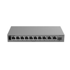 RUIJIE REYEE RG-ES211GS-LP 8 PORT GİGABİT + 2XGE + 1X1GB SFP UPLINK 70W POE YÖNETİLEBİLİR SWİTCH