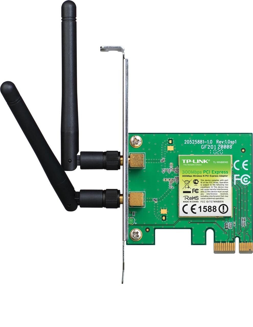 TP-LINK TL-WN881ND 300MBPS 2 ANTEN KABLOSUZ N PCI EXPRESS WIFI ADAPTOR
