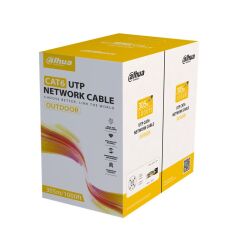 DAHUA DH-PFM920-6UN U/UTP 305 METRE 24AWG %100 BAKIR PE OUTDOOR SİYAH RENK CAT6 KABLO